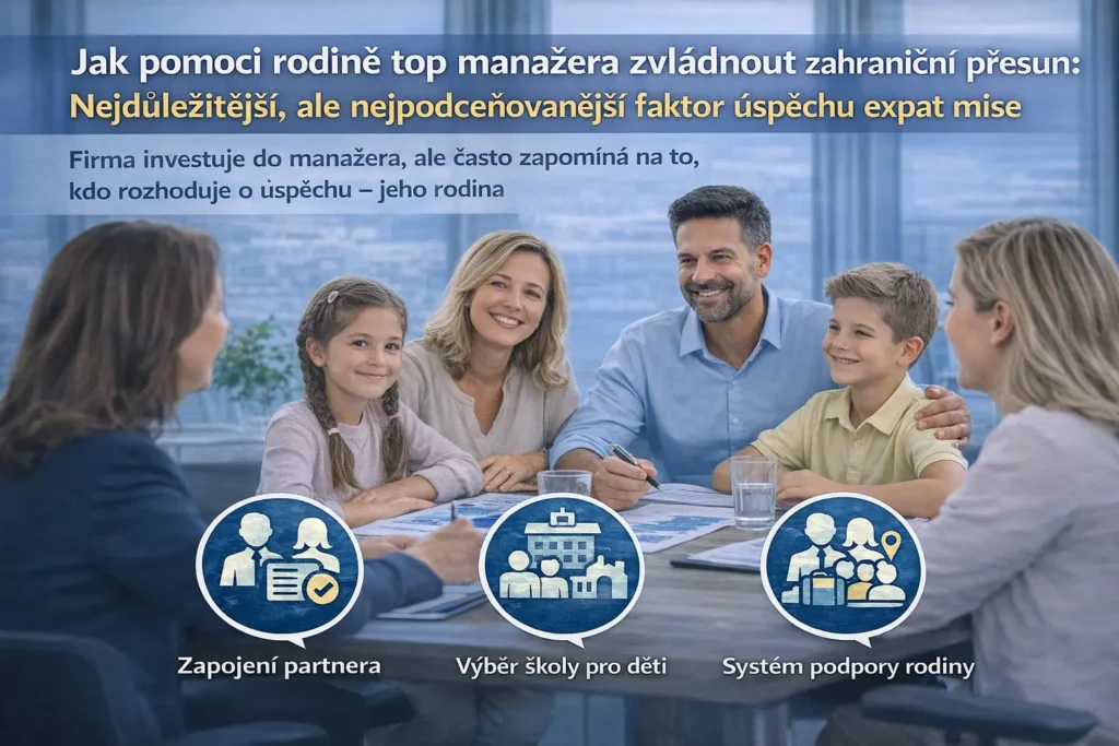 Jak podpořit rodinu expat manažera při relokaci do zahraničí