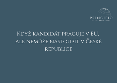 Když kandidát pracuje v&nbsp;EU, ale nemůže nastoupit v&nbsp;České republice