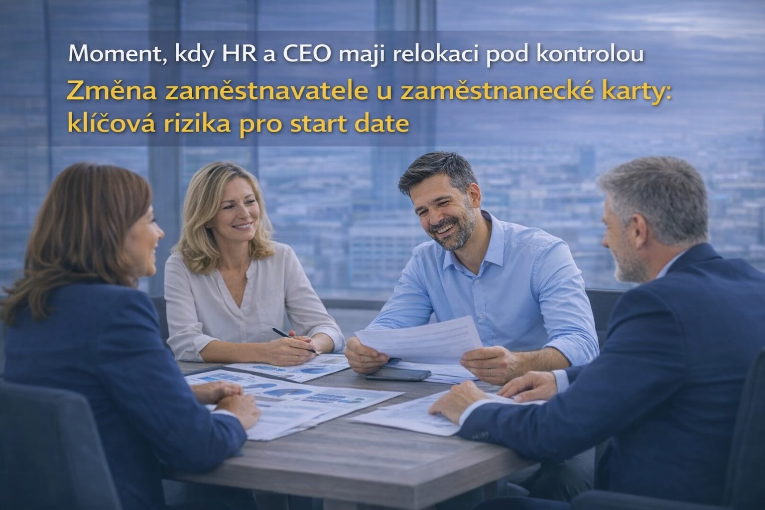 HR a CEO při řízené relokaci zaměstnance – zaměstnanecká karta se stanoveným termínem nástupu