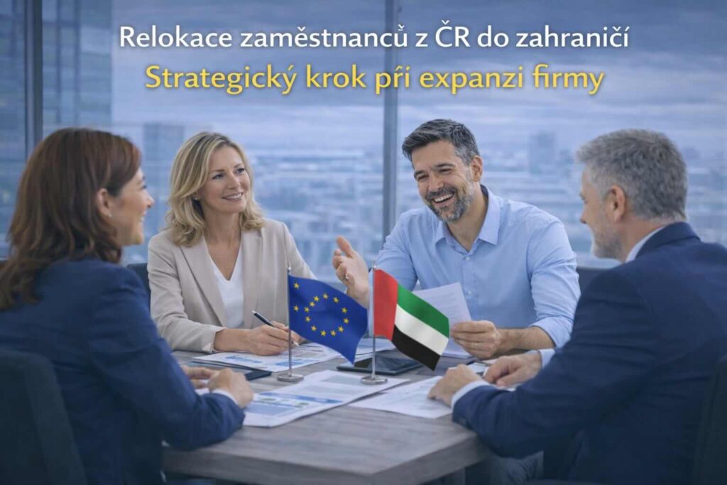 Relokace zaměstnanců z ČR do zahraničí řízená jako součást expanze firmy – strategické rozhodování HR a CEO