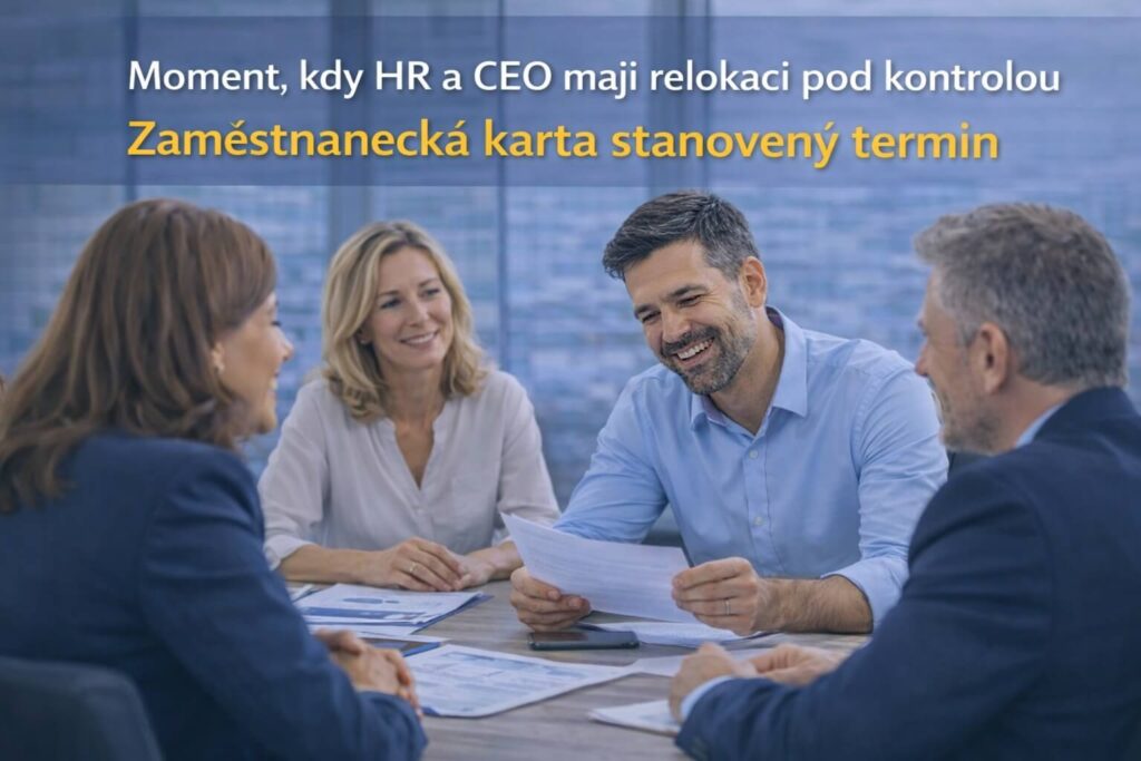 Relokace zaměstnance do ČR: rozhodování HR a vedení o zaměstnanecké a modré kartě